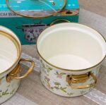 ست سه‌تایی قابلمه لعابی گلبهار ۲۰، ۲۲ و ۲۴cm - تصویر 2